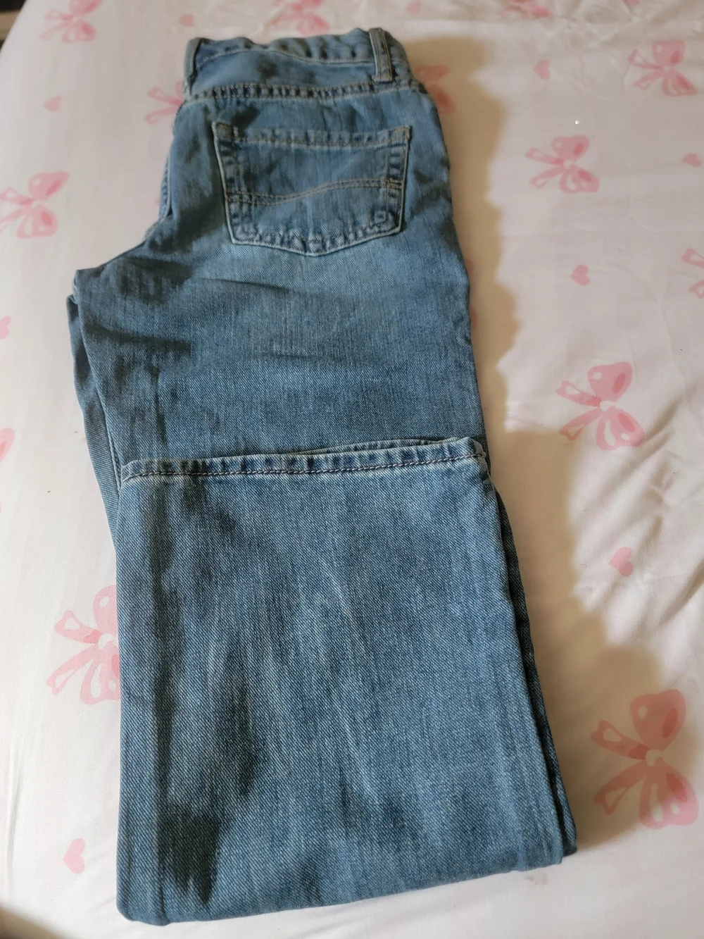 The Children's Place-Blue Flare-Leg Girl Jeans Size 10